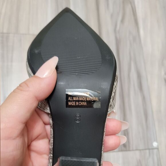 C Comfort snake print heels - Picture 10 of 11